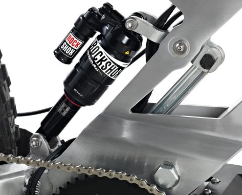 carbon ebike vip version rear suspension